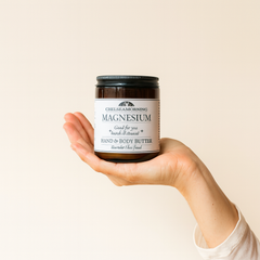 Magnesium Body Butter for Deep Sleep – Shea Butter & Jojoba Oil for Restful Sleep & Muscle Relaxation (8 oz)