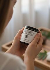 Whipped Tallow Body Butter | Natural Moisturizer for Dry Skin – Grass-Fed Tallow Balm in Amber Jar (4 oz)