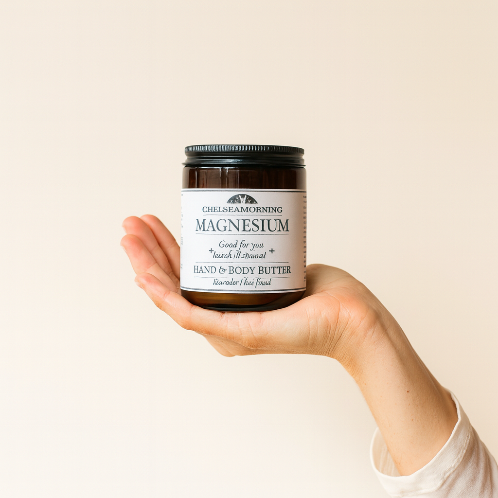 Magnesium Body Butter for Deep Sleep  – Shea Butter & Jojoba Oil for Restful Sleep & Muscle Relaxation (8 oz)