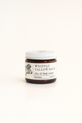 Whipped Tallow Body Butter | Natural Moisturizer for Dry Skin – Grass-Fed Tallow Balm in Amber Jar (2 oz)