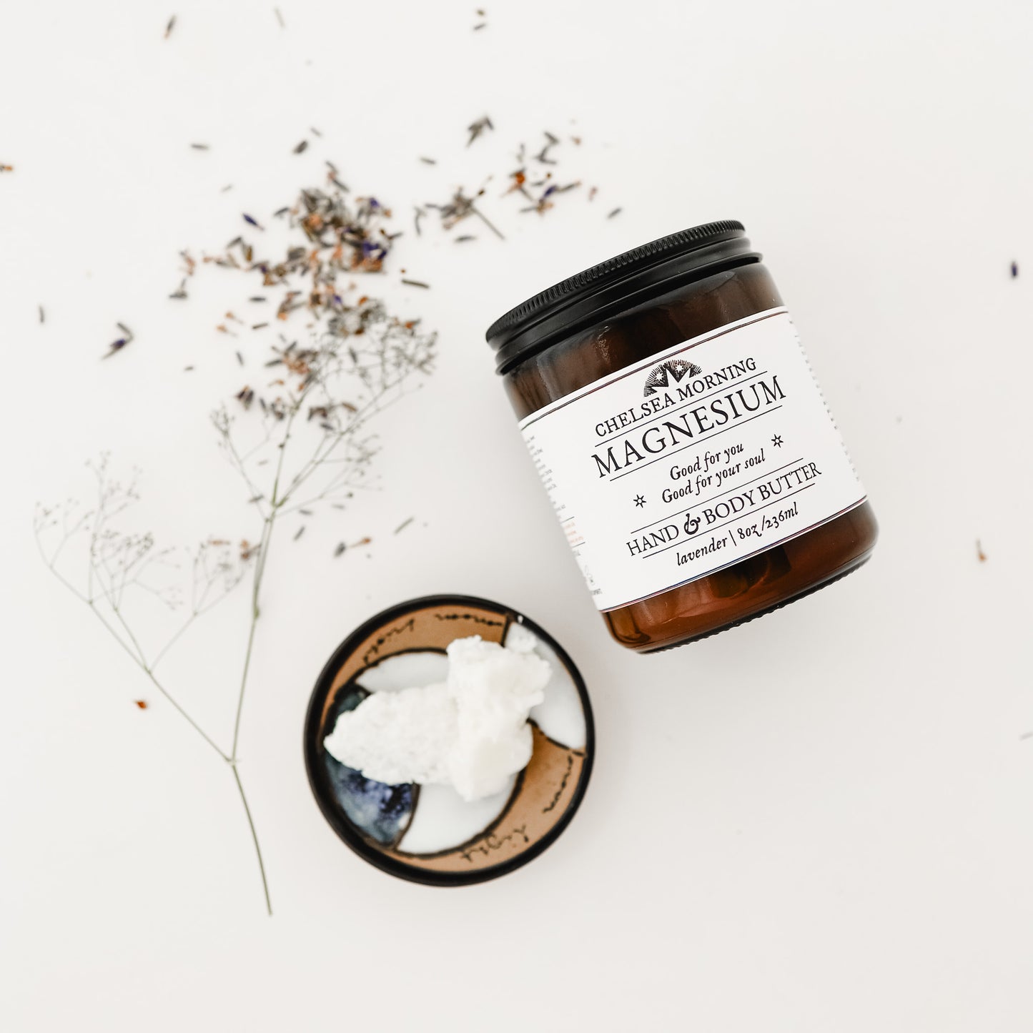 Magnesium Body Butter for Deep Sleep  – Shea Butter & Jojoba Oil for Restful Sleep & Muscle Relaxation (8 oz)