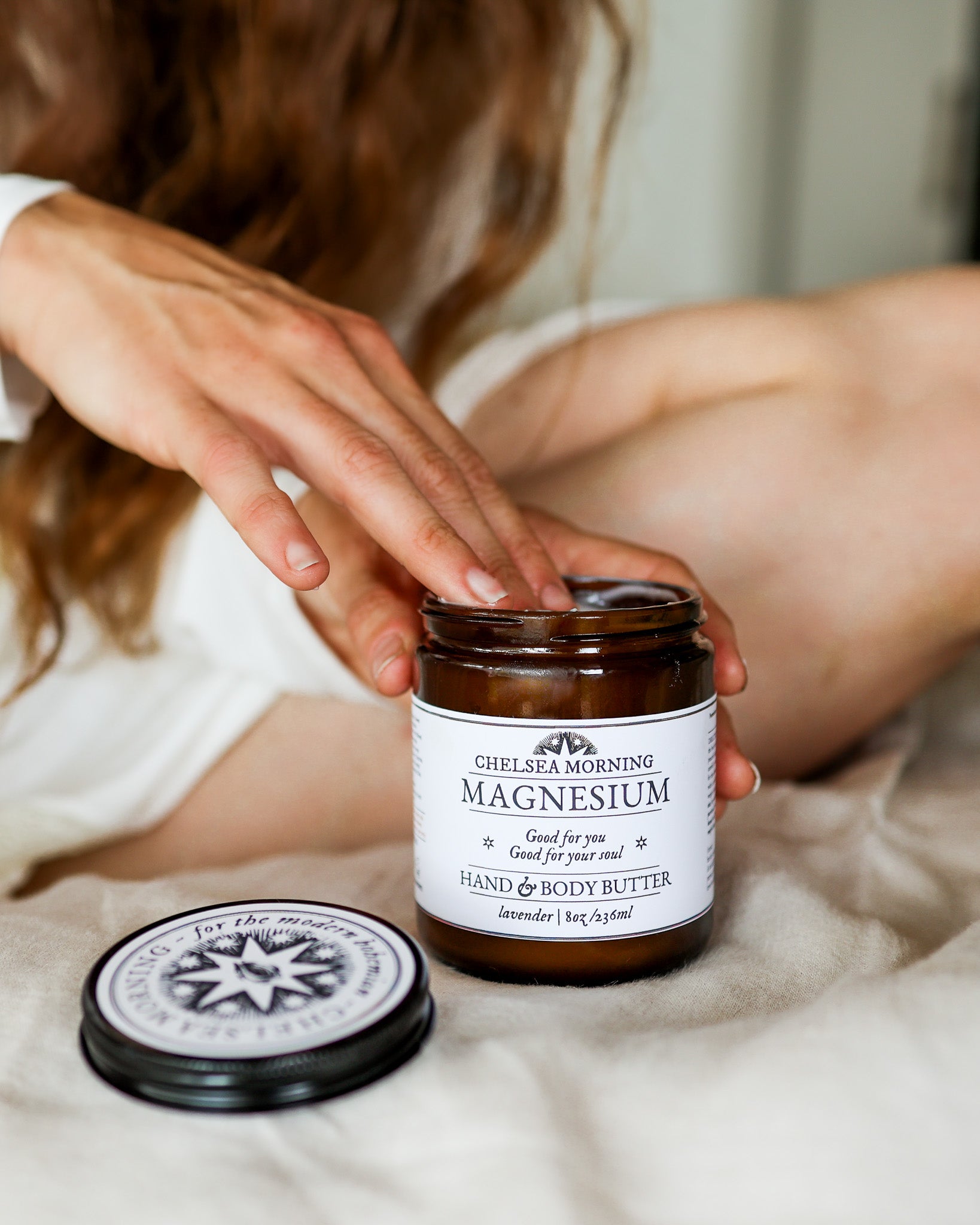 Magnesium Body Butter for Deep Sleep – Shea Butter & Jojoba Oil for Restful Sleep & Muscle Relaxation (4 oz)