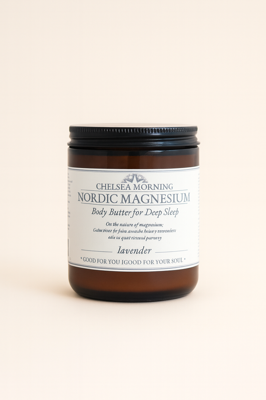 Magnesium Body Butter for Deep Sleep  – Shea Butter & Jojoba Oil for Restful Sleep & Muscle Relaxation (8 oz)