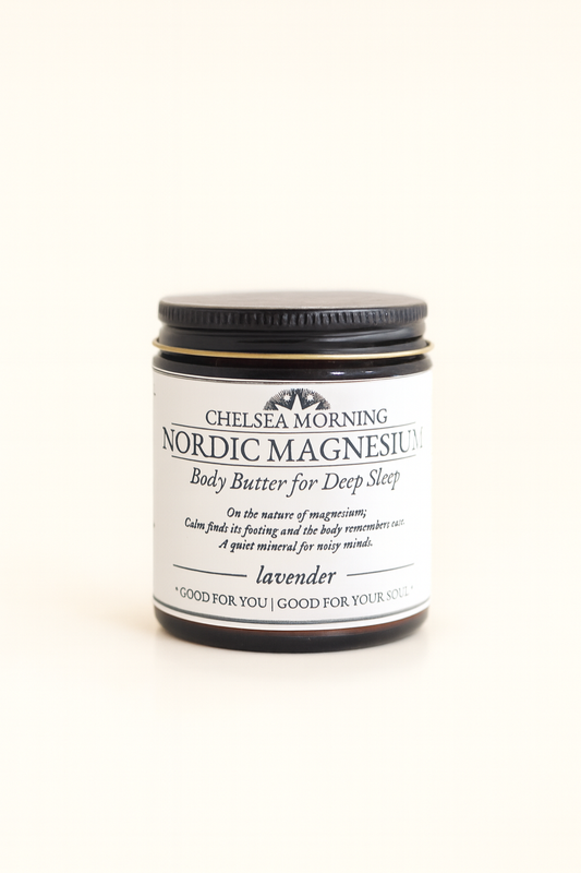 Magnesium Body Butter for Deep Sleep – Shea Butter & Jojoba Oil for Restful Sleep & Muscle Relaxation (4 oz)