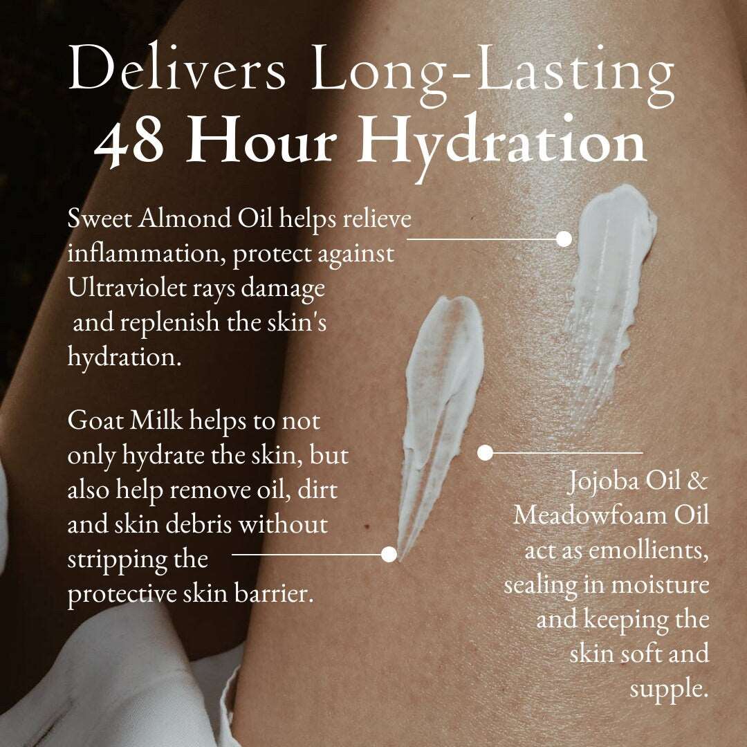 Goat Milk Body lotion, lotion for body moisturizer, Hand & body Lotion with Lavender Essential Oil, Body Butter, Hand Cream