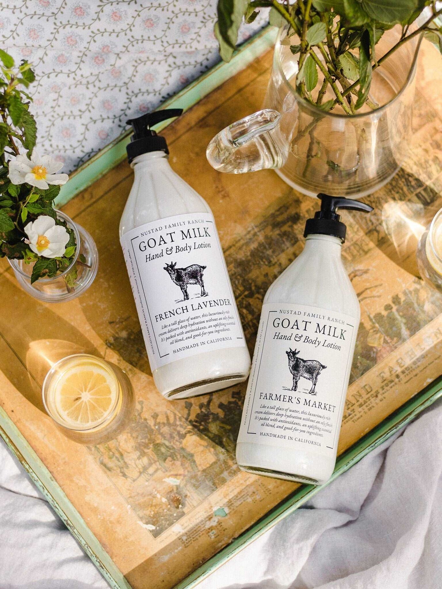 Goat Milk Body lotion, lotion for body moisturizer, Hand & body Lotion with Lavender Essential Oil, Body Butter, Hand Cream